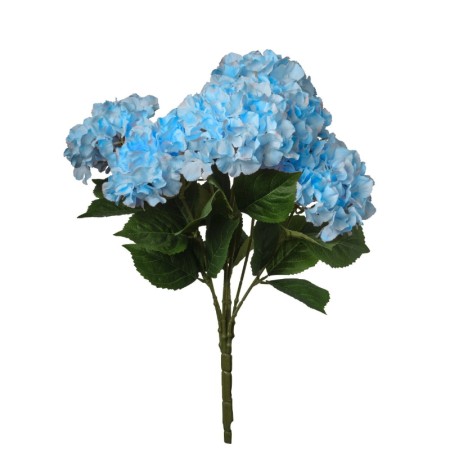 Ortensia bouquet h 60cm Blue