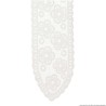 Nastro in pizzo 75mm 1.3mt fantasia fiori Bianco
