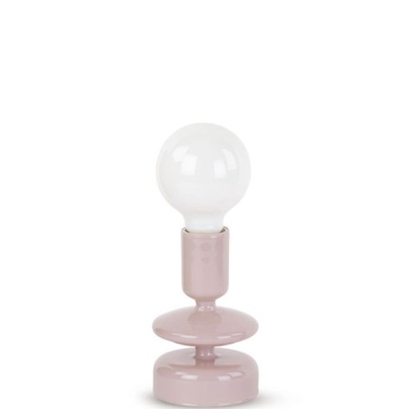 Lampada vetro con scatola h24cm Malva