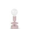 Lampada vetro con scatola h24cm Malva