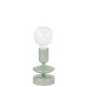 Lampada vetro con scatola h24cm Verde