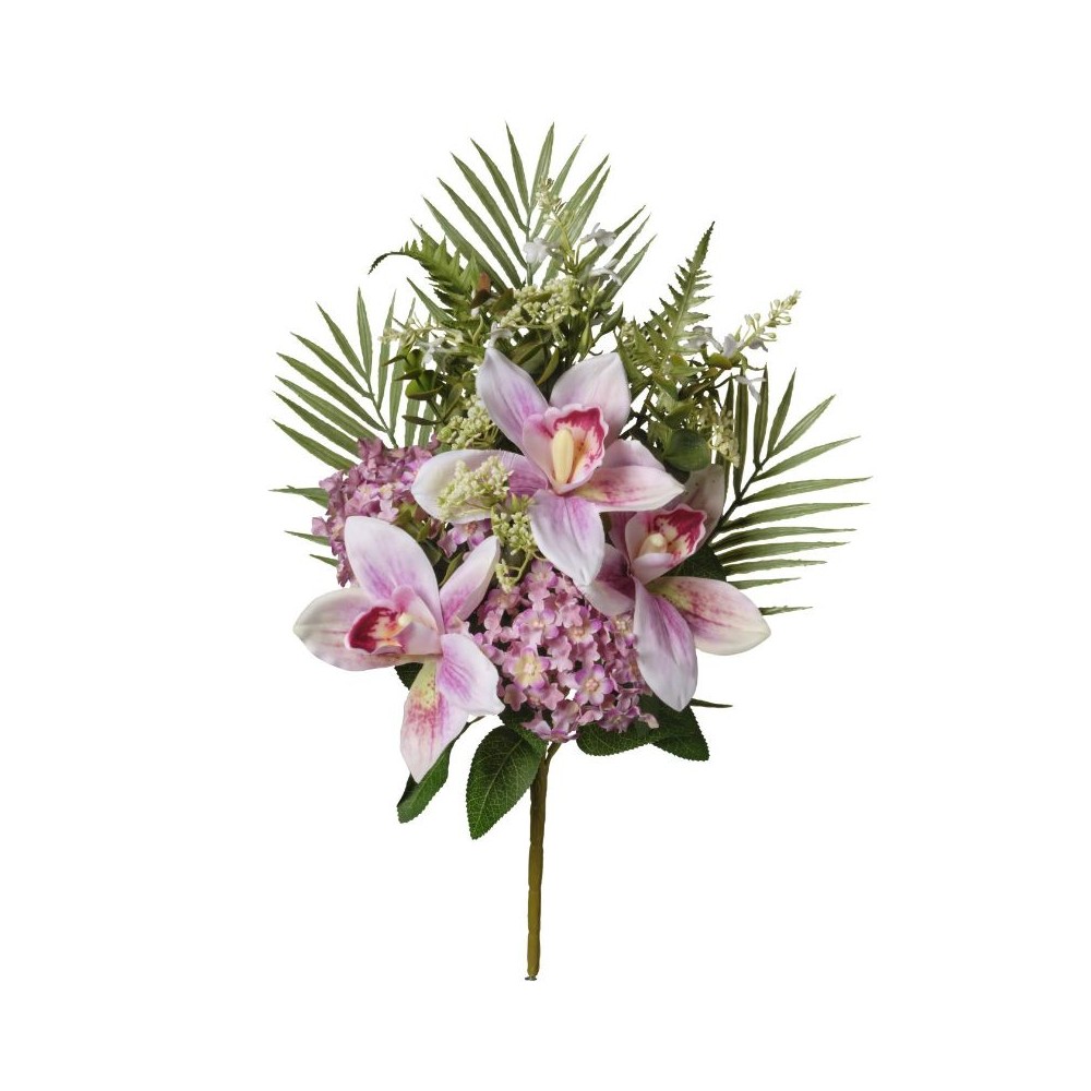 Orchidea mazzo frontale h50cm Pink