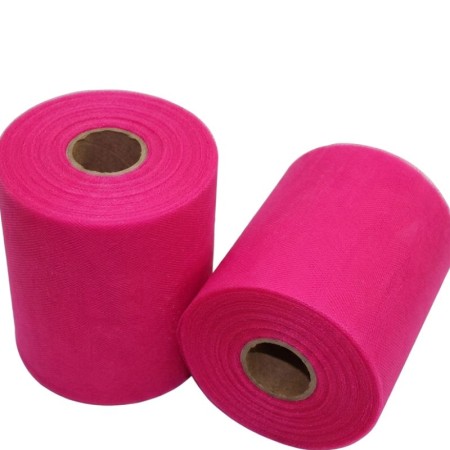 Tulle in rotolo h25cm 100mt Fucsia