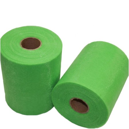Tulle in rotolo h25cm 100mt Verde prato
