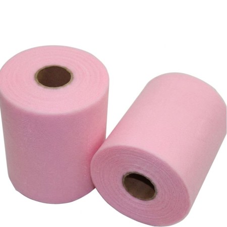 Tulle in rotolo h25cm 100mt Pink