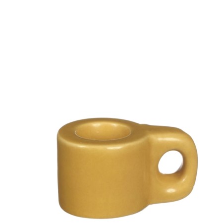 Candeliere Chubby dm 6.5 h3.5 Mustard